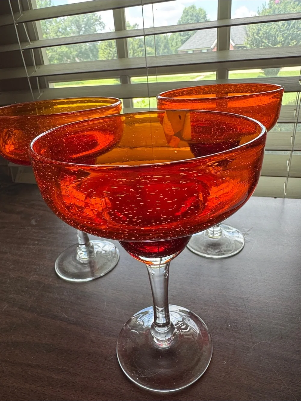 Set of 3 Margarita Glasses